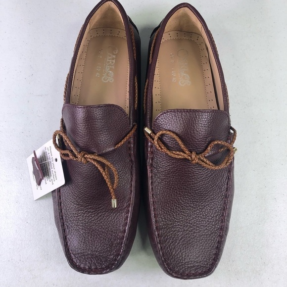 Carlos Santana SFO Leather Lace Loafer Shoes Size 9D main image 6